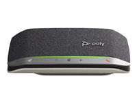 Poly Sync 20 - Haut-parleur intelligent - Bluetooth - sans fil, filaire - USB-C, USB-A - noir - certifié Zoom 7F0J7AA