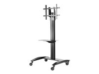 Peerless SmartMount Universal Flat Panel TV Cart SR560M - Chariot - pour écran plat - noir - Taille d'écran : 32"-75" - Interface de montage : 600 x 400 mm SR560M