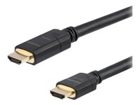 StarTech.com Câble HDMI haute vitesse actif de 20 m - Cordon HDMI vers HDMI CL2 pour installation murale - M/M - Ultra HD 4K - Câble HDMI - HDMI mâle pour HDMI mâle - 20 m - double blindage - noir HDMM20MA