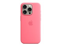 Apple - Coque de protection pour téléphone portable - compatibilité avec MagSafe - silicone - rose - pour iPhone 15 Pro MWNJ3ZM/A