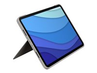 Logitech Combo Touch - Clavier et étui - avec trackpad - rétroéclairé - Apple Smart connector - AZERTY - Français - sable - pour Apple 11-inch iPad Pro (1ère génération, 2e génération, 3ème génération) 920-010168