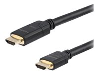 StarTech.com Câble HDMI haute vitesse actif de 30 m - Cordon HDMI vers HDMI CL2 pour installation murale - M/M - Ultra HD 4K - Câble HDMI - HDMI mâle pour HDMI mâle - 30 m - double blindage - noir HDMM30MA