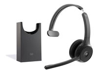 Cisco Headset 721 - Micro-casque - sur-oreille - Bluetooth - sans fil - noir de charbon - Cisco Webex Certified HS-WL-721-BUNAS-C