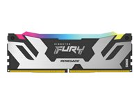 Kingston FURY Renegade RGB - DDR5 - kit - 32 Go: 2 x 16 Go - DIMM 288 broches - 6000 MHz / PC5-48000 - CL32 - 1.35 V - mémoire sans tampon - on-die ECC KF560C32RSAK2-32