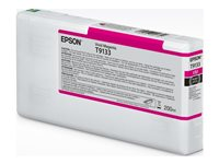 Epson T9133 - 200 ml - Magenta vif - original - cartouche d'encre - pour SureColor SC-P5000 STD Spectro, SC-P5000 Violet, SC-P5000 Violet Spectro C13T91330N