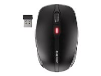 CHERRY MW 8C ADVANCED - Souris - ergonomique - optique - 6 boutons - sans fil - 2.4 GHz, Bluetooth 4.0 - récepteur sans fil USB - noir JW-8100