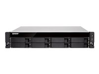 QNAP TS-877XU-RP - Serveur NAS - 8 Baies - rack-montable - SATA 6Gb/s - RAID RAID 0, 1, 5, 6, 10, 50, JBOD - RAM 8 Go - Gigabit Ethernet / 10 Gigabit Ethernet - iSCSI support - 2U TS-877XU-RP-3600-8G