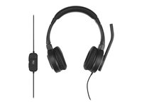 Kensington H1000 - Micro-casque - sur-oreille - filaire - USB-C - noir K83450WW