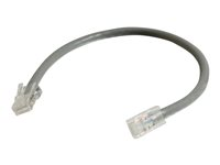 C2G Câble de raccordement réseau Cat5e non amorcé non blindé (UTP) - Cordon de raccordement - RJ-45 (M) pour RJ-45 (M) - 2 m - UTP - CAT 5e - bloqué, uniboot - gris 83003