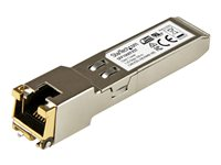 StarTech.com SFP RJ45 - 1000Base-TX - Module SFP cuivre - Gigabit - Conforme aux normes MSA - SFP 1G - 100 m - Module transmetteur SFP (mini-GBIC) - 1GbE - 1000Base-TX - RJ-45 - jusqu'à 100 m SFP1000TXST