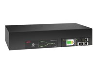 APC NetShelter - Commutateur de transfert automatique (rack-montable) - AC 207-253 V - 7400 VA - monophasé - USB, Ethernet 10/100/1000 - connecteurs de sortie : 18 - 2U - 2.44 m cordon - noir AP4424A