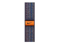 Apple Nike - Boucle pour montre intelligente - 41 mm - 130 - 190 mm - jeu royal/orange MTL23ZM/A