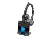 Poly Savi 8420 Office - Savi 8400 series - micro-casque - sur-oreille - DECT / Bluetooth - sans fil - Suppresseur de bruit actif - noir 8L5B2AA#ABB