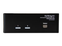 StarTech.com Commutateur KVM USB et double DVI à 2 ports avec audio et hub USB 2.0 - Switch écran clavier souris - Commutateur écran-clavier-souris/audio/USB - 2 x KVM / audio / USB - 1 utilisateur local - de bureau - pour P/N: IM12D1500P, SVA12M2NEUA, SVA12M5NA, USBDVI4N1A10, USBDVI4N1A6 SV231DD2DUA