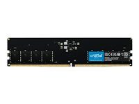 Crucial - DDR5 - module - 32 Go - DIMM 288 broches - 5600 MHz / PC5-44800 - CL46 - 1.1 V - mémoire sans tampon - non ECC CT32G56C46U5