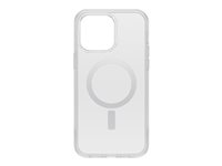 OtterBox Symmetry Series+ - Coque de protection pour téléphone portable - avec MagSafe - compatibilité avec MagSafe - polycarbonate, caoutchouc synthétique, 50 % de plastique recyclé - clair - conception lisse - pour Apple iPhone 14 Pro Max 77-89267