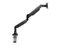 Kensington SmartFit One-Touch Height Adjustable Single Monitor Arm - Kit de montage - bras réglable - pour moniteur - plastique, aluminium, acier - Taille d'écran : 13"-32" - ordinateur de bureau, pince en forme de C, oeillet, montrable sur bureau K59600WW