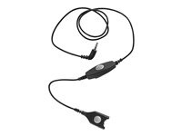 EPOS CALC 01 - Câble pour casque micro - EasyDisconnect pour mini-phone stereo 3.5 mm mâle - 1 m - noir - câble inférieur standard 1000854