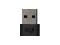 Logitech Logi Zone Wired USB-A Adapter - Adaptateur USB - USB type A (M) pour 24 pin USB-C (F) - graphite - pour Zone Filaire MSFT Teams 989-000982