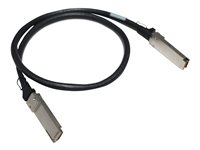 HPE Copper Cable - Câble d'attache directe 100GBase - QSFP28 (M) pour QSFP28 (M) - 3 m - SFF-8665 - pour Arista 7060; Cisco ONE Nexus 3232; FlexFabric 5950 32QSFP28; QFX Series QFX10002, QFX5200 845406-B21