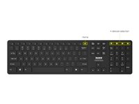 PORT Connect OFFICE PRO - Clavier - sans fil - Bluetooth 5.0 - QWERTY - R.-U. 900903-UK