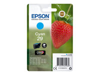 Epson 29 - 3.2 ml - cyan - original - emballage coque avec alarme radioélectrique/ acoustique - cartouche d'encre - pour Expression Home XP-235, 245, 247, 255, 332, 335, 342, 345, 432, 435, 442, 445, 455 C13T29824022