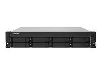 QNAP TS-832PXU - Serveur NAS - 8 Baies - rack-montable - SATA 6Gb/s - RAID RAID 0, 1, 5, 6, 10, 50, JBOD, 60 - RAM 4 Go - Gigabit Ethernet / 2.5 Gigabit Ethernet / 10 Gigabit Ethernet - iSCSI support - 2U TS-832PXU-RP-4G