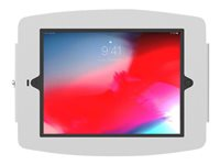Compulocks iPad 10,2 Support Boitier mural Space - Boîtier - pour tablette - verrouillable - aluminium de haute qualité - blanc - Taille d'écran : 10.2" - Interface de montage : 100 x 100 mm - montable sur mur - pour Apple 10.2-inch iPad (7ème génération, 8ème génération, 9ème génération) 102IPDSW