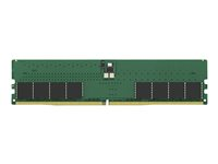 Kingston ValueRAM - DDR5 - module - 32 Go - DIMM 288 broches - 4800 MHz / PC5-38400 - CL40 - 1.1 V - mémoire sans tampon - on-die ECC KVR48U40BD8-32