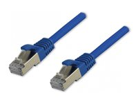 MCL - Câble réseau - RJ-45 (M) pour RJ-45 (M) - 2 m - SFTP - CAT 8.1 - sans halogène - bleu IC5M99A0008SH2B