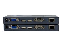 StarTech.com Extendeur prolongateur de console KVM de 15 0m sur Cat5 avec VGA et USB - Rallonge KVM - plus de CAT 5 - jusqu'à 150 m SV565UTPUEU