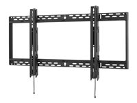 Peerless SmartMount Universal Flat Wall Mount SF670P - Kit de montage (plaque murale, adaptateur de fixation) - pour écran plat - acier, résine époxyde fondue - noir - Taille d'écran : 46"-90" - Interface de montage : 895 x 450 mm SF670P