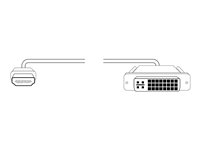 Humanscale - Câble adaptateur - HDMI mâle pour DVI-I mâle CA-HDDV