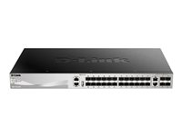 D-Link DGS 3130-30S - Commutateur - L3 Lite - Géré - 24 x Gigabit SFP + 2 x 10 Gigabit Ethernet + 4 x 10 Gigabit SFP+ DGS-3130-30S/E