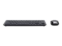 Acer Chrome Combo Set AAK970 - Ensemble clavier et souris - sans fil - 2.4 GHz - Français - noir et argent - Pour la vente au détail - pour Aspire C 22; Chromebook 51X; Extensa 15; Predator Helios 300; Predator Triton 300 GP.ACC11.011