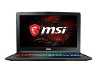 MSI GP62M 7RDX 1484XFR Leopard - 15.6" - Core i7 7700HQ - 8 Go RAM - 256 Go SSD + 1 To HDD 9S7-16J9B2-1484