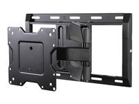 Ergotron Neo-Flex UHD - Kit de montage (support mural) - profil bas - pour écran plat - cantilever - noir - Taille d'écran : à partir de 37 pouces 61-132-223