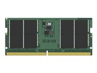 Kingston ValueRAM - DDR5 - module - 32 Go - SO DIMM 262 broches - 4800 MHz / PC5-38400 - CL40 - 1.1 V - mémoire sans tampon - on-die ECC - pour Intel Next Unit of Computing 13 Extreme Kit - NUC13RNGi9 KVR48S40BD8-32