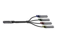 NVIDIA - Répartiteur 800GBase à connexion directe - OSFP (M) pour OSFP (M) - 5 m - sans halogène, dessus plat, câble en cuivre actif passif (ACC) 980-9I50E-00N005