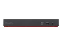 Lenovo ThinkPad Universal Thunderbolt 4 Smart Dock - Station d'accueil - Thunderbolt 4 - HDMI, 2 x DP, Thunderbolt - 1GbE - 135 Watt - Campus - Europe - pour ThinkPad P16s Gen 1; T15p Gen 2; T16 Gen 1; X1 Extreme Gen 4; X1 Nano Gen 2; X13 Gen 2 40B10135EU