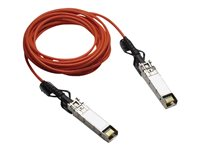 HPE Aruba Direct Attach Copper Cable - Câble d'attache directe 10GBase - SFP+ (M) pour SFP+ (M) - 3 m - twinaxial - passif - pour HPE Aruba 2540 48, 2930F 24, 2930M 24, 6200F 12, 6200M 24, 83XX; CX 10000, 6405 v2, 8360 J9283D