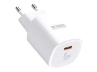 Urban Factory POWEE - Adaptateur secteur - 30 Watt - 4.5 A - PD 2.0, PD 3.0 (24 pin USB-C) - blanc laqué WCD95UF