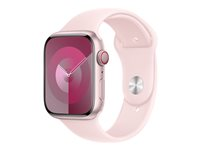 Apple - Bracelet pour montre intelligente - 45 mm - taille P/M - Rose clair MT3U3ZM/A