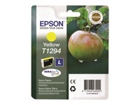 Epson T1294 - Taille L - jaune - original - emballage coque avec alarme radioélectrique/ acoustique - cartouche d'encre - pour Stylus SX230, SX235, SX430, SX438; WorkForce WF-3010, 3520, 3530, 3540, 7015, 7515, 7525 C13T12944022