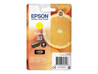 Epson 33 - 4.5 ml - jaune - original - blister - cartouche d'encre - pour Expression Home XP-635, 830; Expression Premium XP-530, 540, 630, 635, 640, 645, 830, 900 C13T33444012