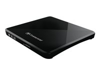 Transcend 8X DVDS-K - Lecteur de disque - DVD±RW (±R DL)/DVD-RAM - 8x/8x/5x - USB 2.0 - externe - noir TS8XDVDS-K