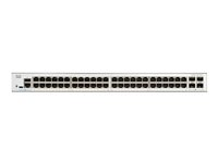 Cisco Catalyst 1300-48T-4G - Commutateur - C3 - Géré - 48 x 10/100/1000Base-T + 4 x 10 Gigabit SFP+ - Montable sur rack C1300-48T-4G