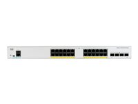 Cisco Catalyst 1000-24T-4X-L - Commutateur - Géré - 24 x 10/100/1000 + 4 x SFP+ 10 Go (liaison montante) - Montable sur rack C1000-24T-4X-L