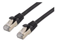 MCL - Câble réseau - RJ-45 (M) pour RJ-45 (M) - 2 m - SFTP - CAT 8.1 - sans halogène, sans crochet - noir IC5M99A0008SH2N