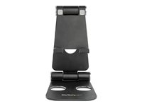 StarTech.com USPTLSTNDB Support pliable et réglable pour portable et tablette - Universel - Aluminum - Noir - Socle de bureau pour téléphone portable, tablette - jusqu'à 13" - noir - pour P/N: DK30CHPH USPTLSTNDB